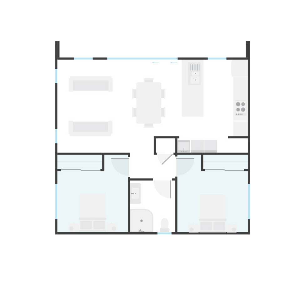 Pukehina - Floor Plan