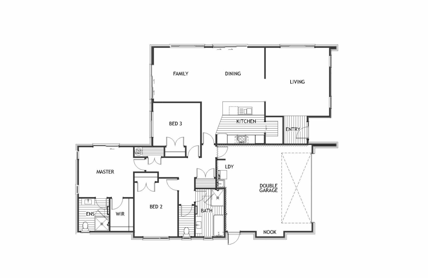 Rangiora - Lot 3 Bellgrove Subdivision - Floor Plan