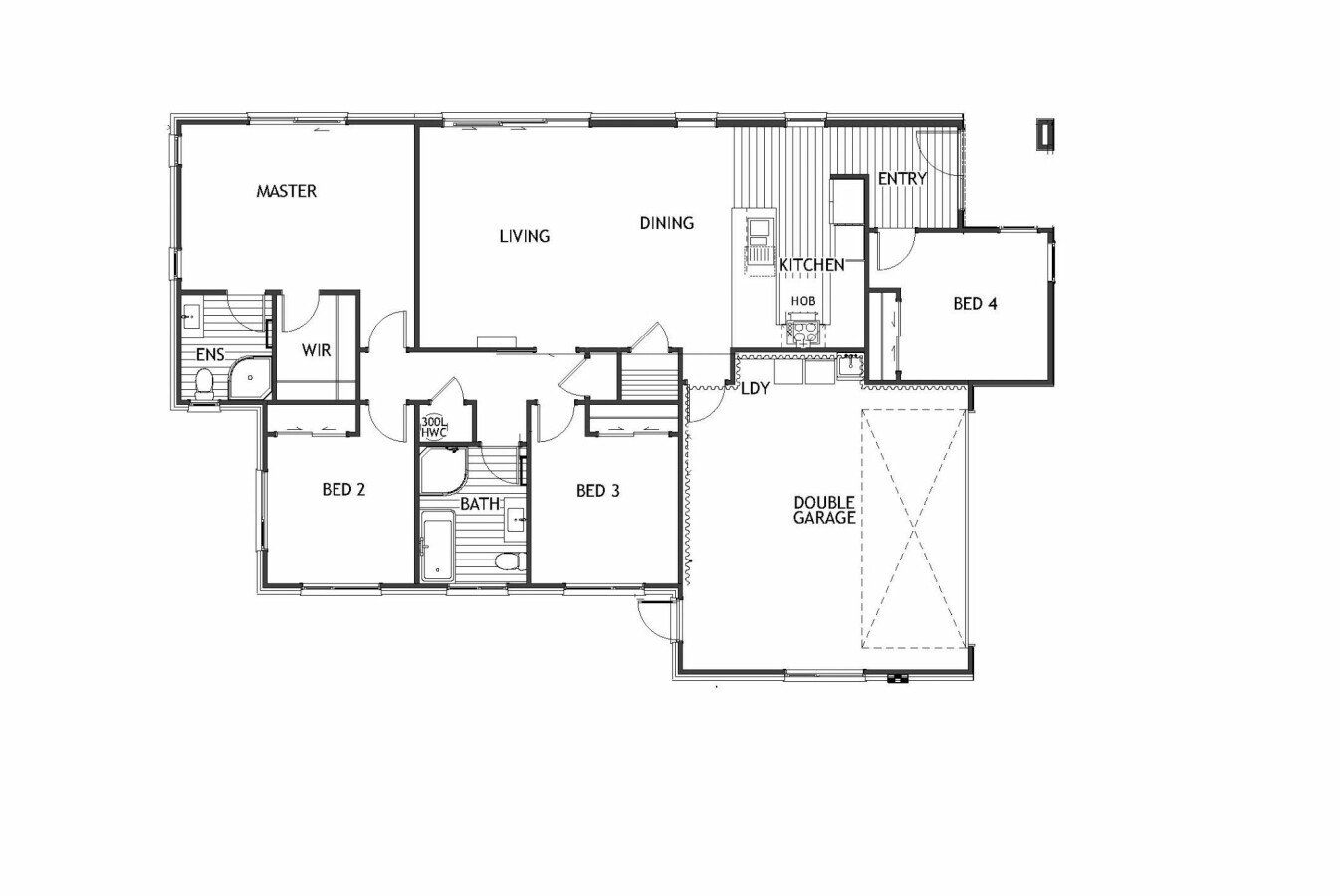 Rangiora - Lot 69 Bellgrove Subdivision - Floor Plan