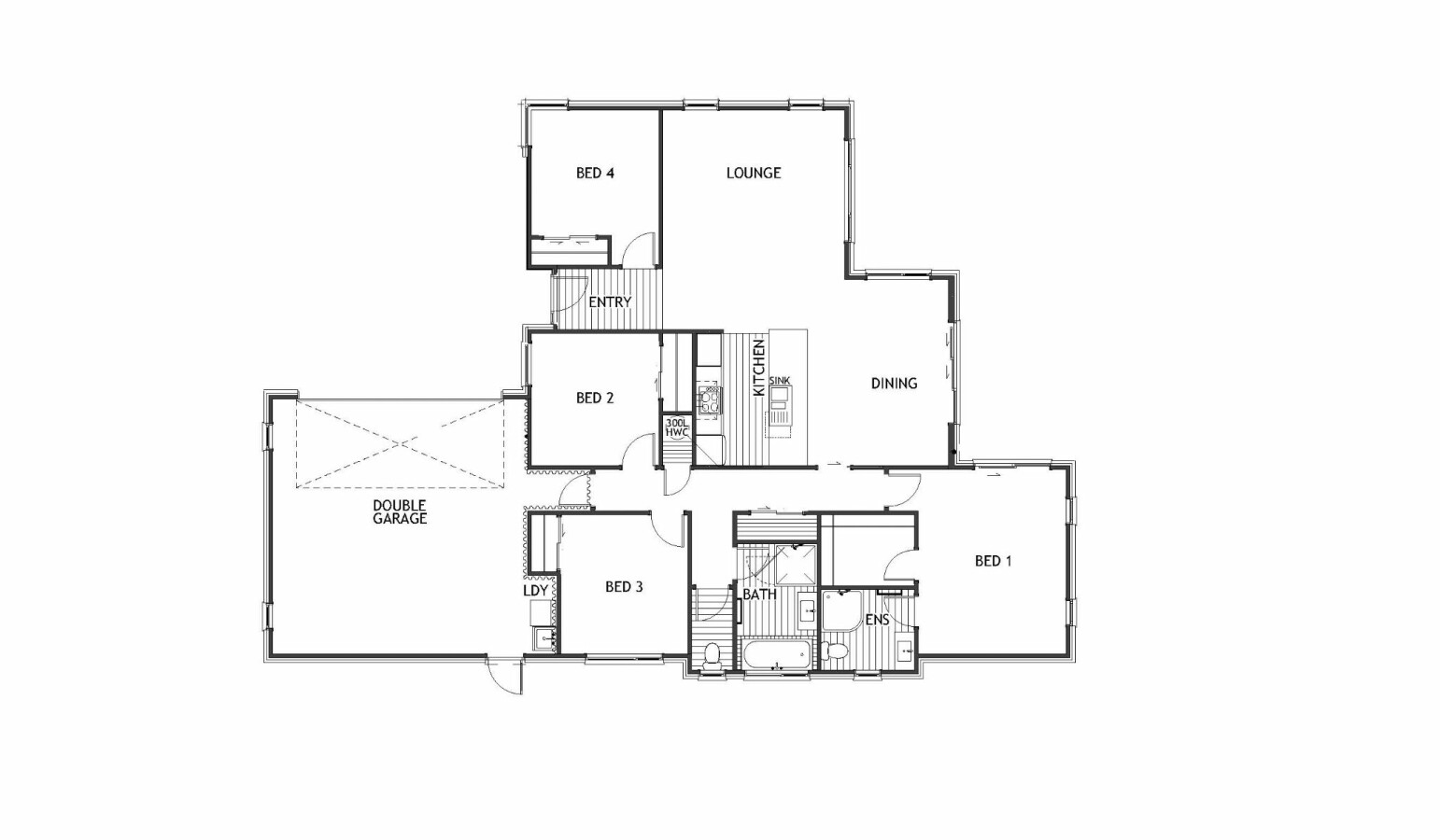 Rangiora - Lot 91 Bellgrove Subdivision - Floor Plan