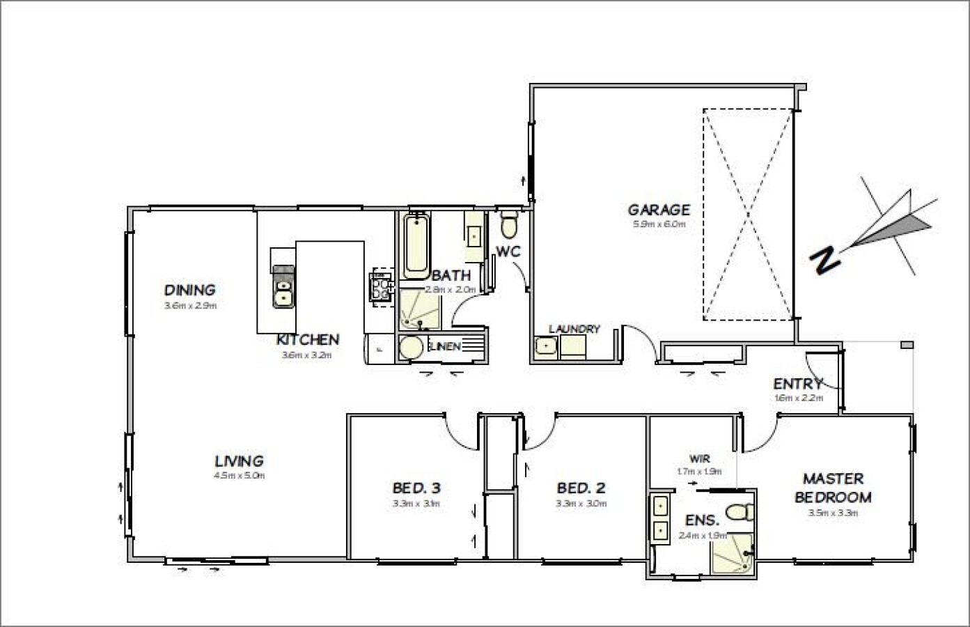 Matamata - 37 Rangitihi Street - Floor Plan