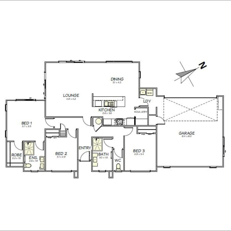 Matamata - 1 Rangitihi Street - Floor Plan