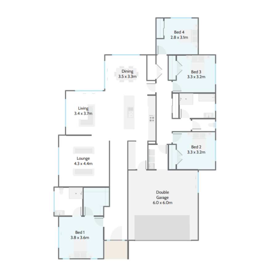 Hāwera - Lot 10 Te Rito Place - Floor Plan