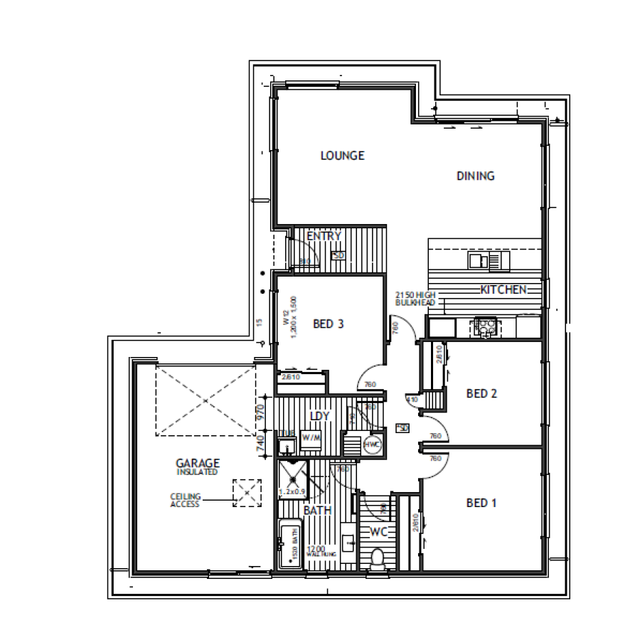 3 Bamberger Way, Rangiora - Floor Plan