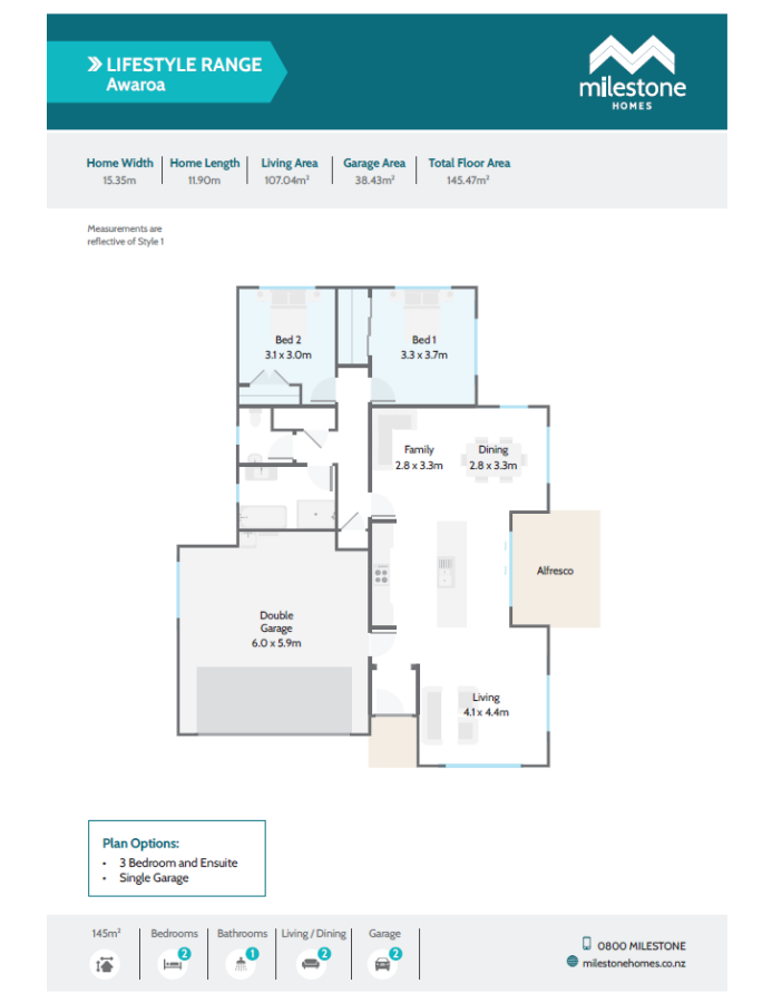 Awaroa - Floor Plan