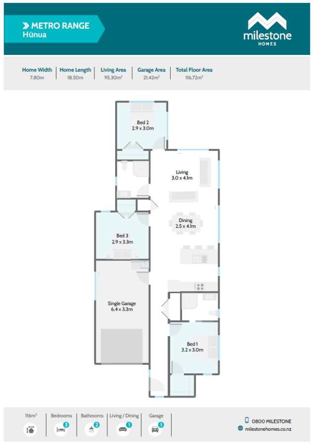 Hūnua - Floor Plan