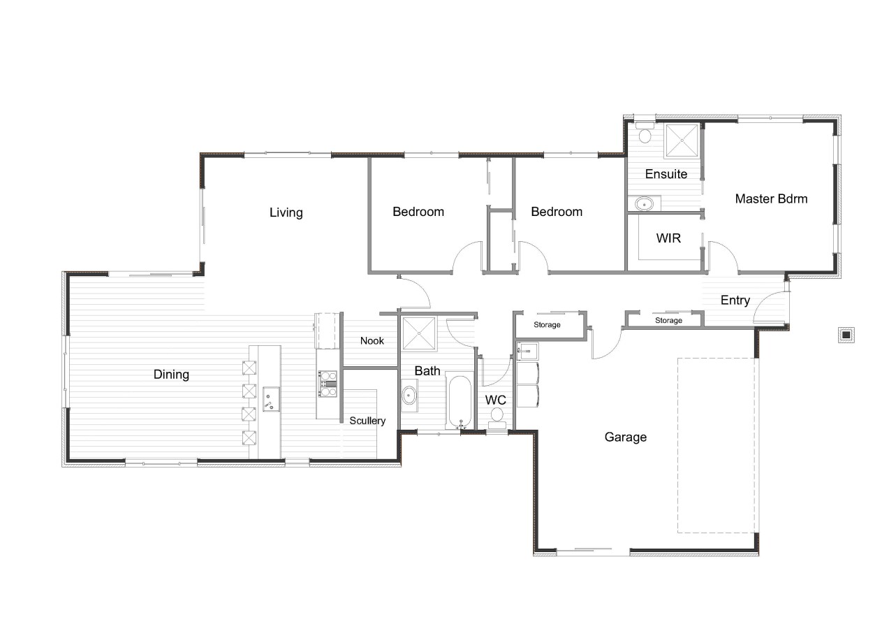 95 Marsh Avenue, Lockerbie Estate, Morrinsville - Floor Plan