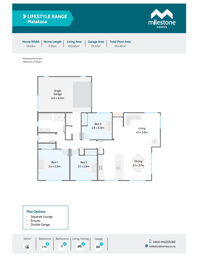 Matakana - Floor Plan