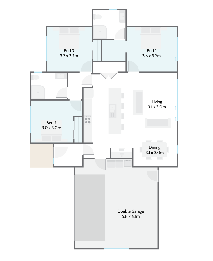 Dunedin - 195 Wakari Road - Floor Plan