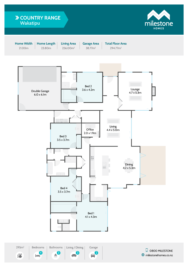 Wakatipu - Floor Plan