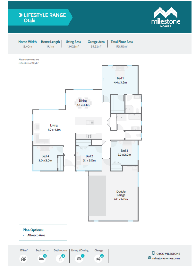 Ōtaki - Floor Plan