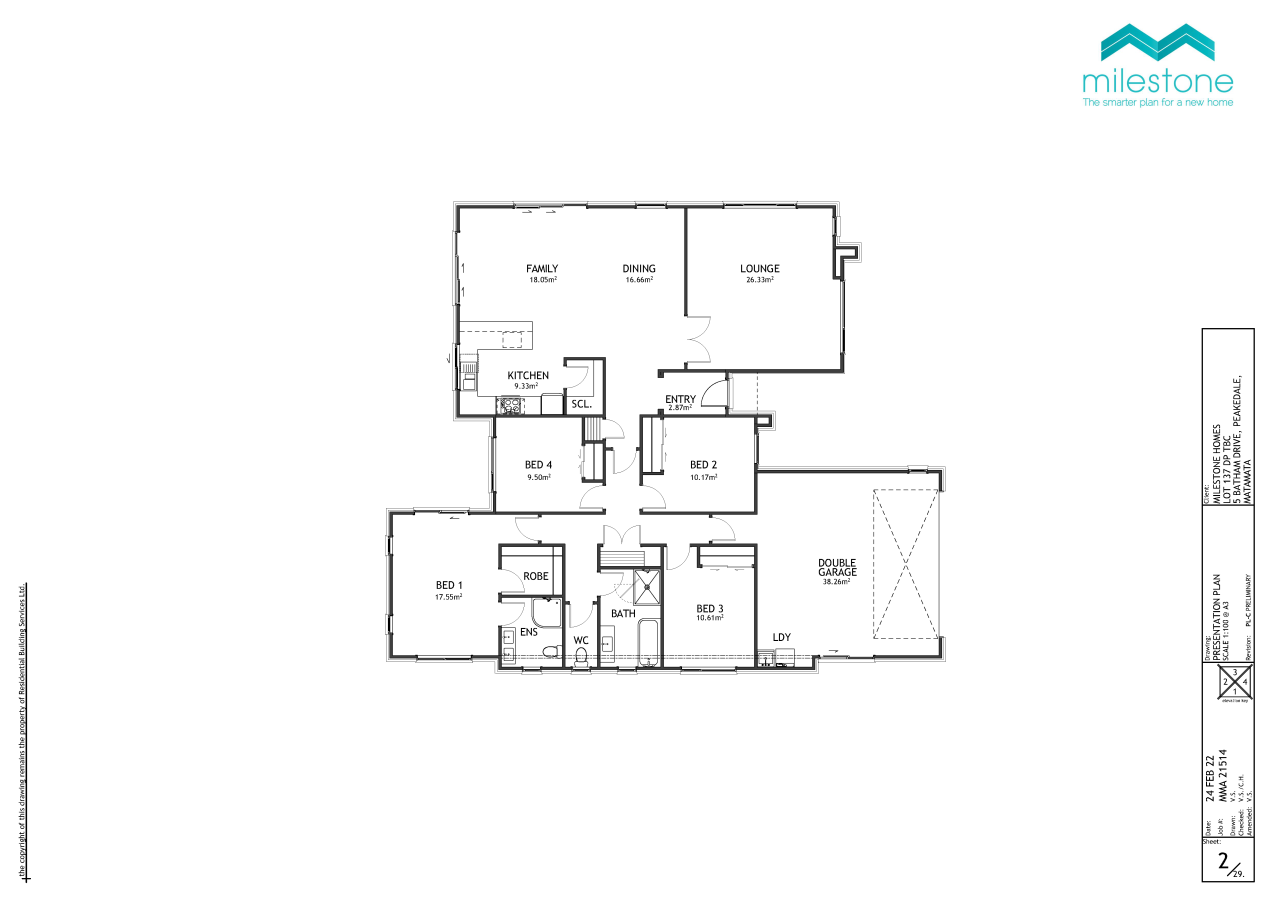 Matamata - Perfect in Peakedale Estate - Floor Plan