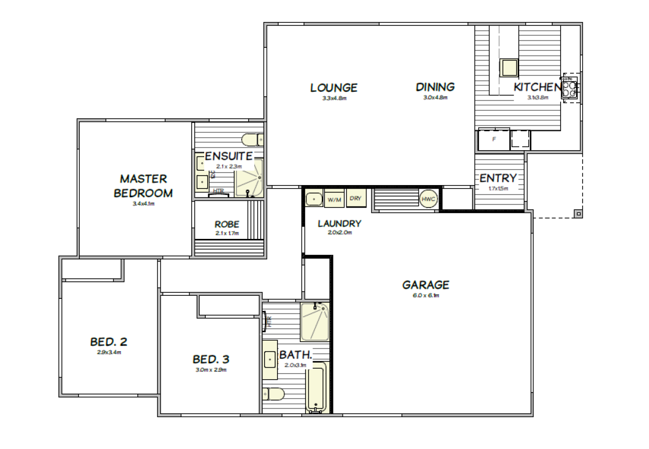 Matamata - 48a Peria Road - Floor Plan