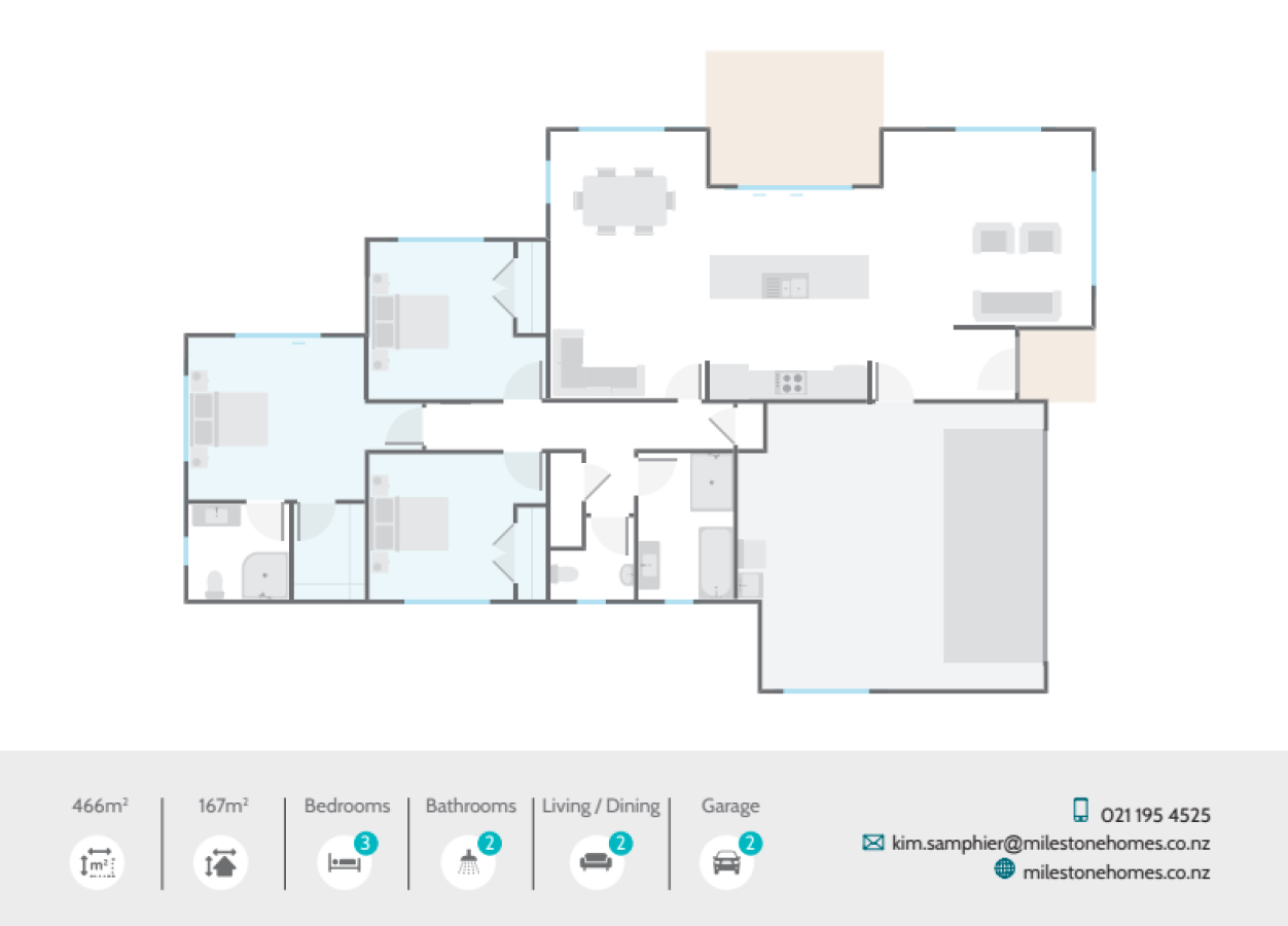 31 Hoki Avenue, Lockerbie Estate, Morrinsville - Floor Plan